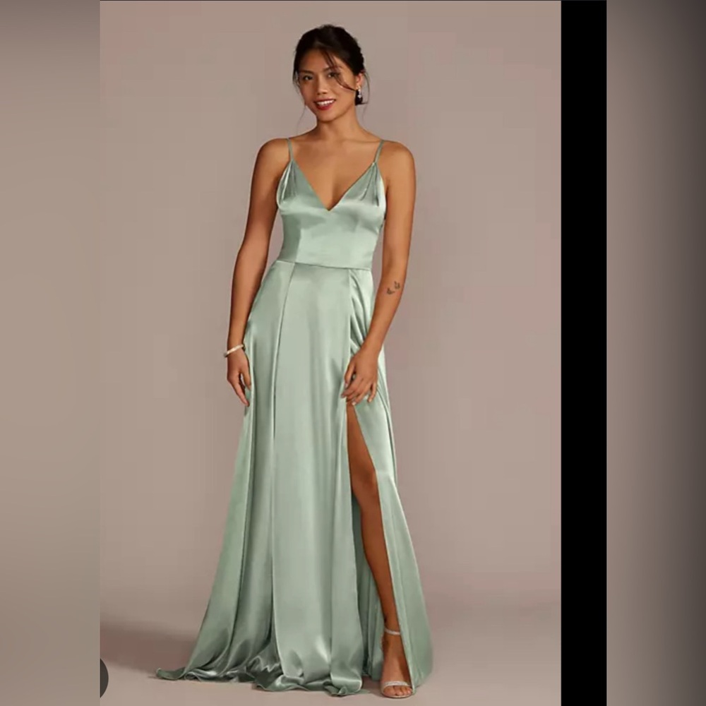 Dusty sage bridesmaid dress never worn!